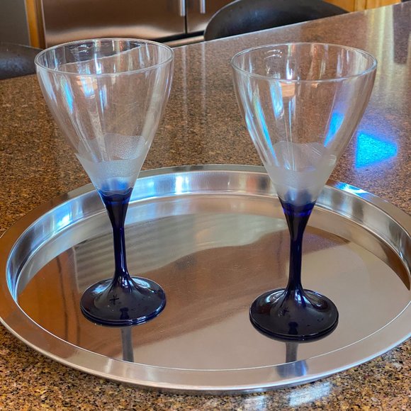 Set 2 Tupperware Wine Sheerly Elegant Stemware - Picture 6 of 6